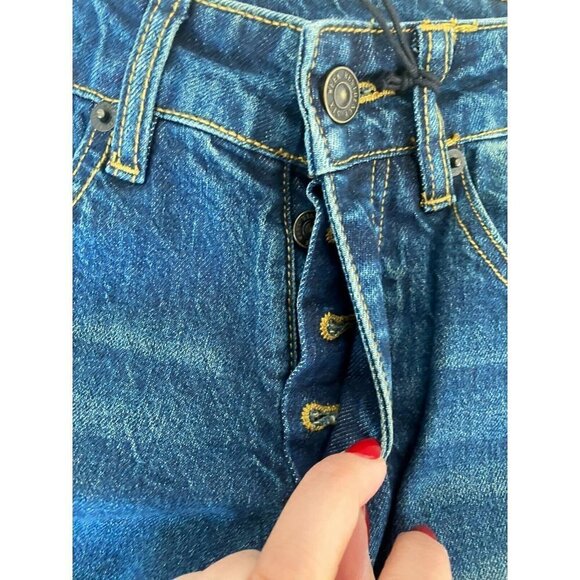 six week Residency BNWOT Dkinny "midnight desert" jeans sz 30 button fly - Picture 5 of 9